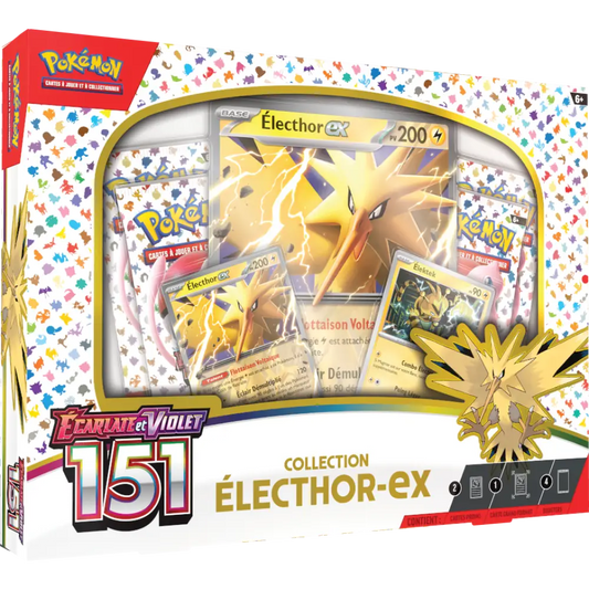 Pokémon - Coffret Électhor-EX Écarlate et Violet 151 EV03.5 FR