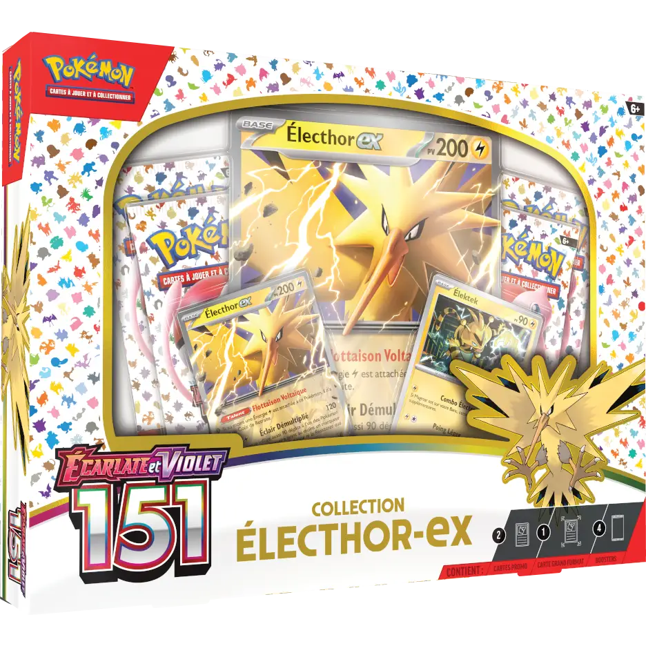 Pokémon - Coffret Électhor-EX Écarlate et Violet 151 EV03.5 FR - Poke-Geek