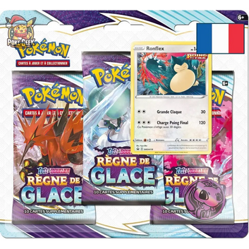 Pokémon - Coffret - Tripack - EB06 - Règne de Glace - Visuel aléatoire