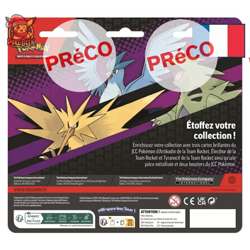 Pokémon – Duopack Team Rocket – Artikodin / Électhor / Tyranocif (FR) MAX 2 / PERSONNE