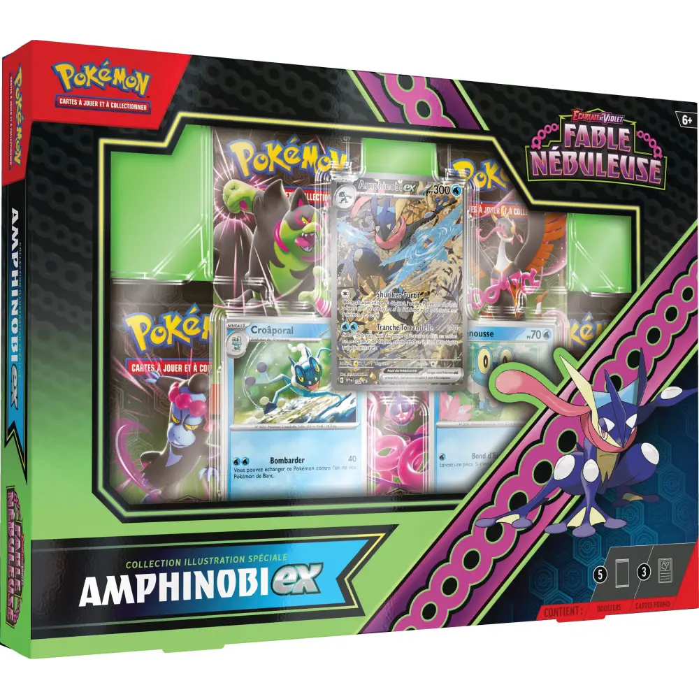 Pokémon - Écarlate Et Violet Coffret Amphinobi Ex Special Collection Ev6.5 Fr Précommande 02/08/2024