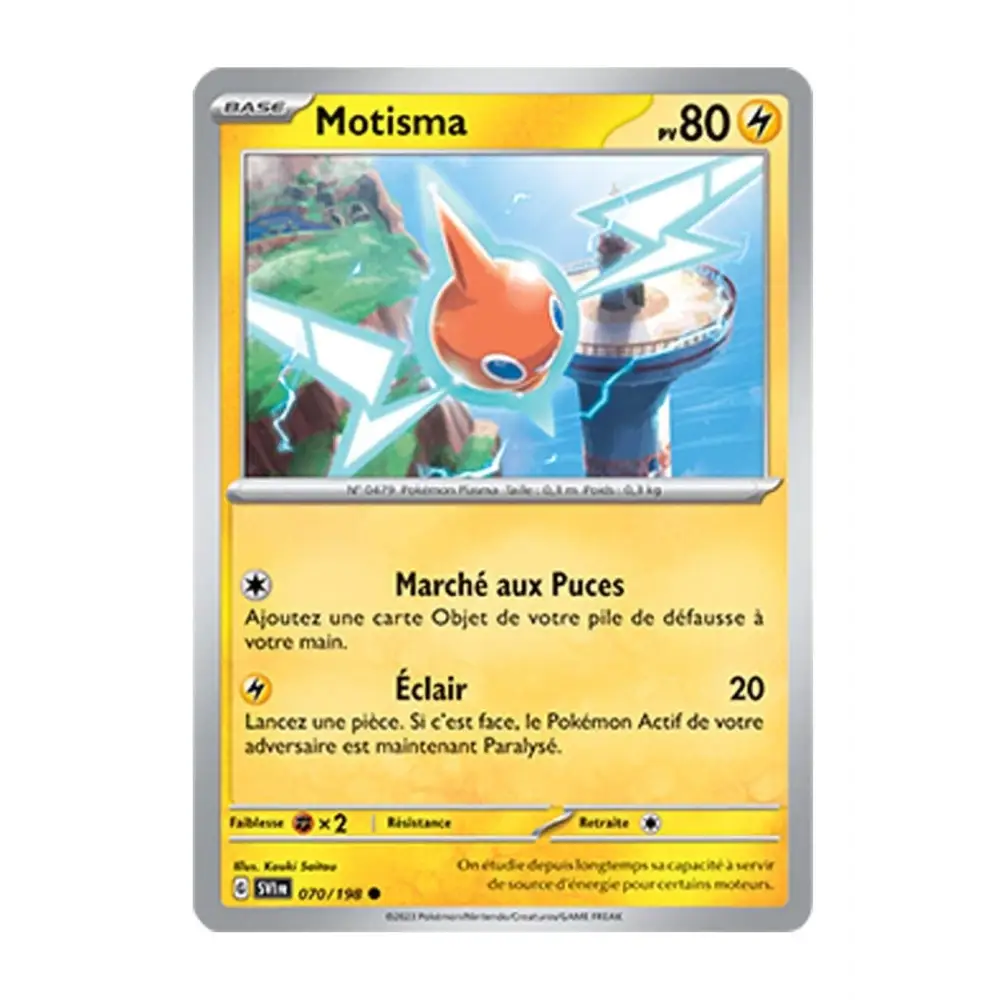 Pokemon - Écarlate et Violet de Base - Cosmos Holo Motisma 70/198 - Poke-Geek