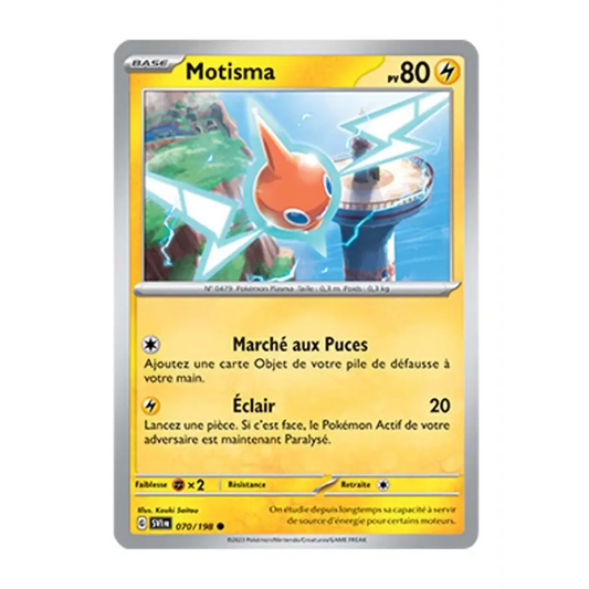 Pokemon - Écarlate et Violet de Base - Cosmos Holo Motisma 70/198