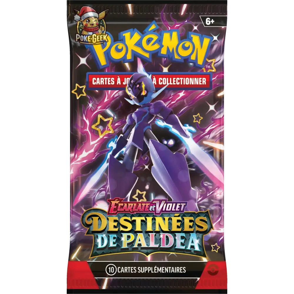 POKÉMON - ÉCARLATE ET VIOLET - DESTINÉES DE PALDEA - Bundle 6 Boosters - Poke-Geek