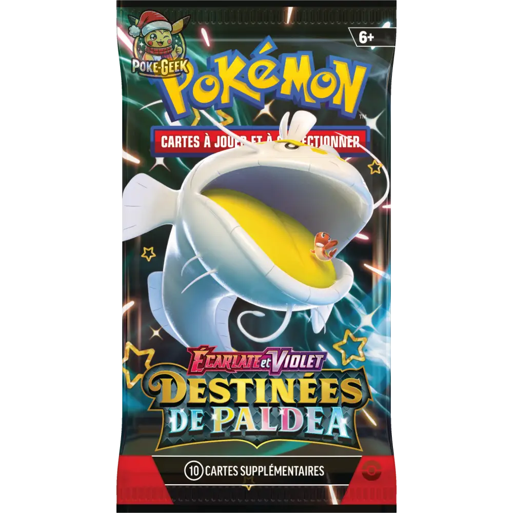 POKÉMON - ÉCARLATE ET VIOLET - DESTINÉES DE PALDEA - Bundle 6 Boosters - Poke-Geek