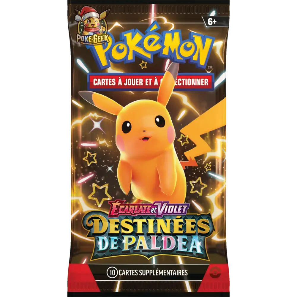 POKÉMON - ÉCARLATE ET VIOLET - DESTINÉES DE PALDEA - Bundle 6 Boosters - Poke-Geek