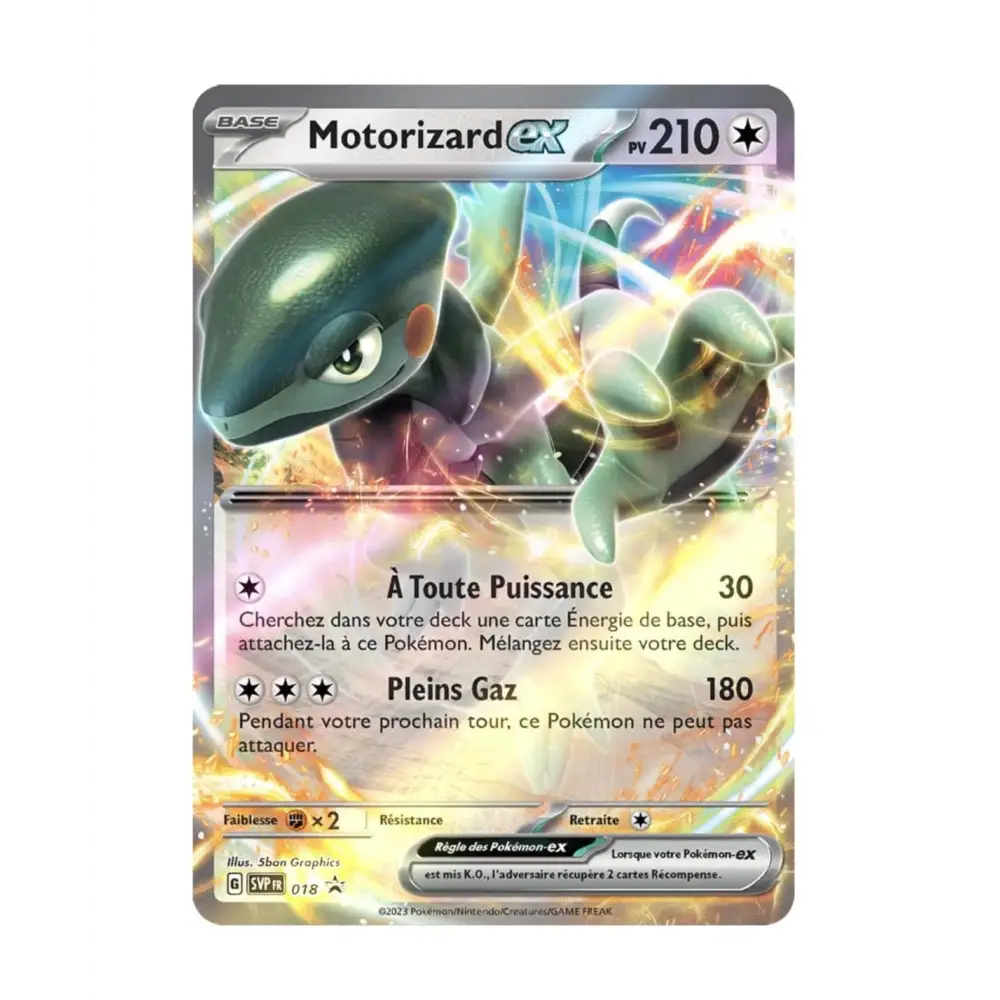 Pokemon - Écarlate et Violet Promo - Motorizard ex SV018 - Poke-Geek