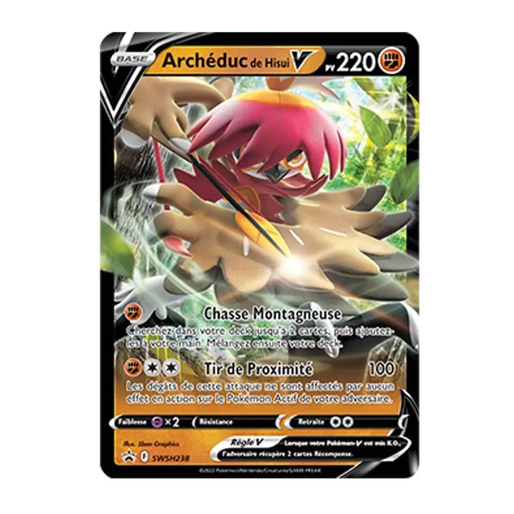 Pokemon - Épée et Bouclier Promo - Archéduc de Hisui V SWSH238 - Poke-Geek