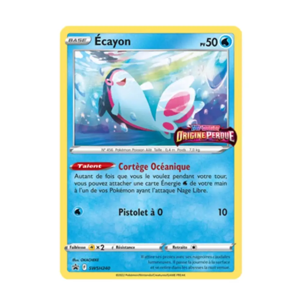 Pokemon - Épée et Bouclier Promo - Écayon SWSH240 - Poke-Geek