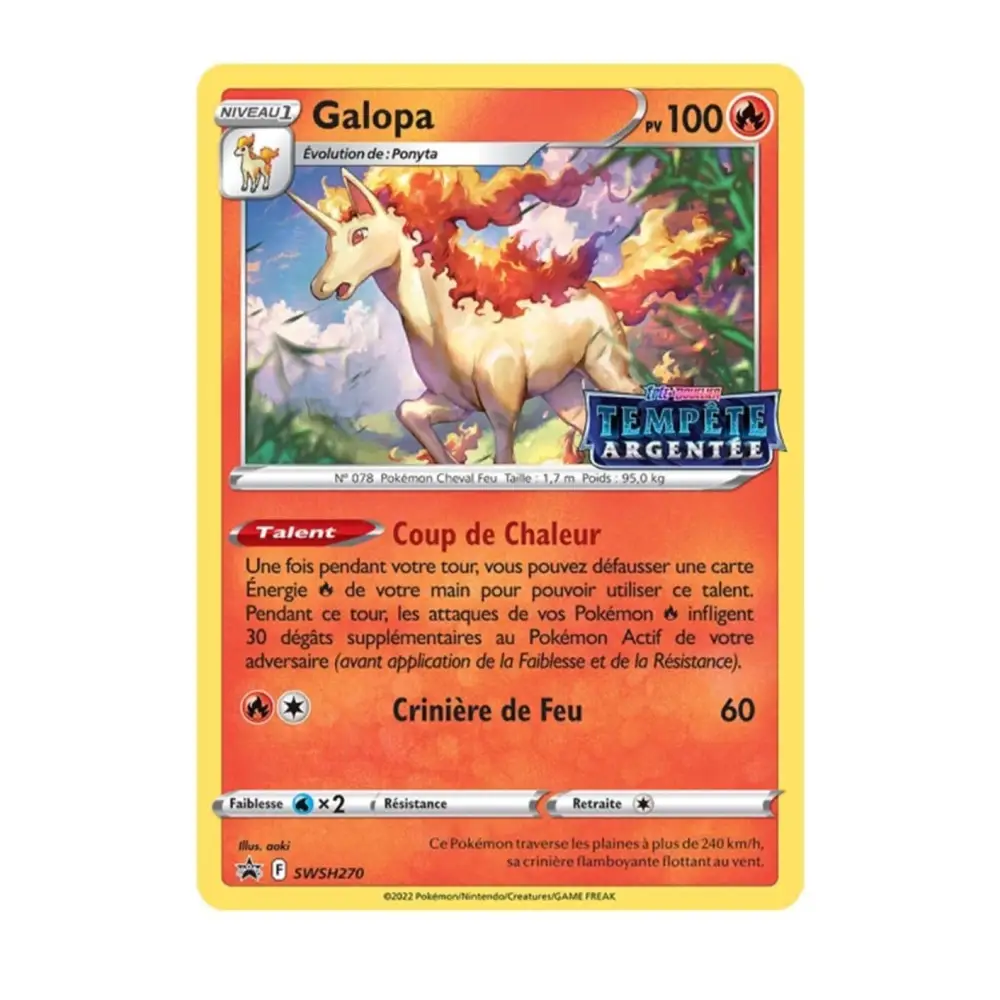 Pokemon - Épée et Bouclier Promo - Galopa SWSH270 - Poke-Geek