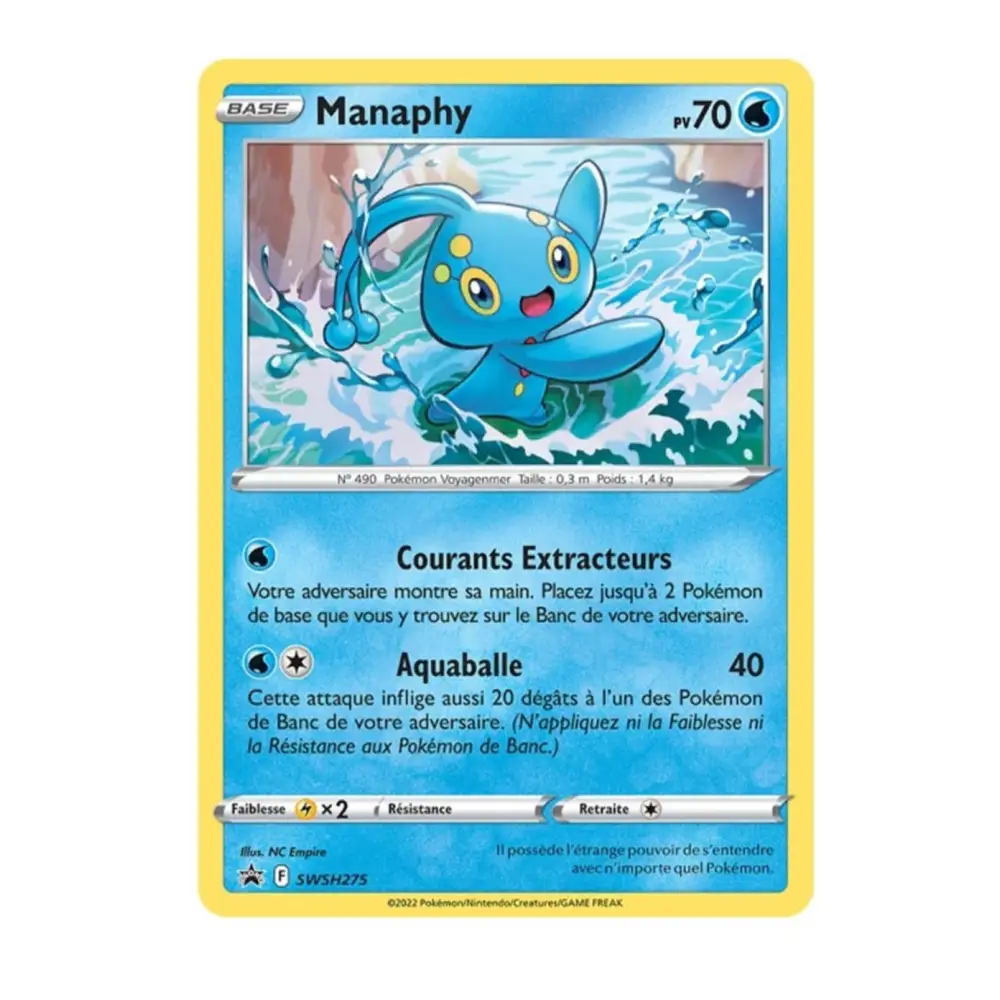 Pokemon - Épée et Bouclier Promo - Manaphy SWSH275 - Poke-Geek