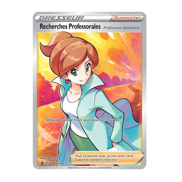 Pokemon - Épée et Bouclier Promo - Recherches Professorales (Professeure Keteleeria) SWSH152