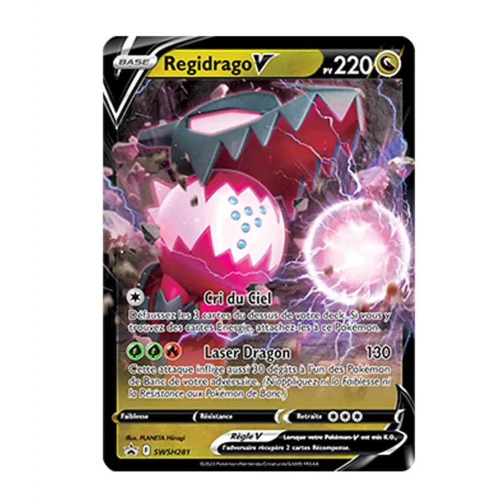 Pokemon - Épée et Bouclier Promo - Regidrago V SWSH281 - Poke-Geek