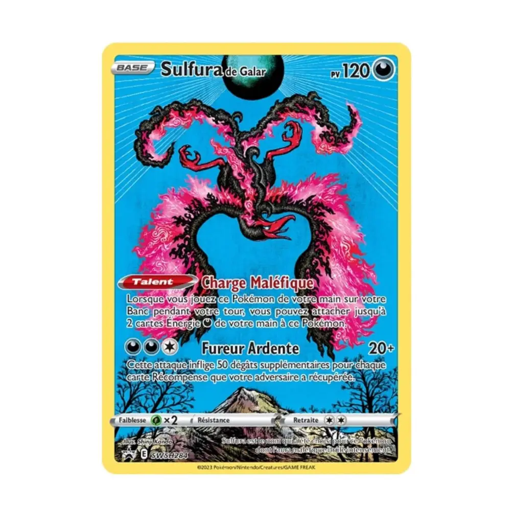 Pokemon - Épée et Bouclier Promo - Sulfura de Galar SWSH284 - Poke-Geek