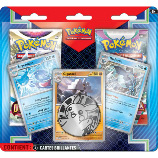 Pokémon JCC - Blister Amélioré de 2 Boosters (Avril 2024) - FR