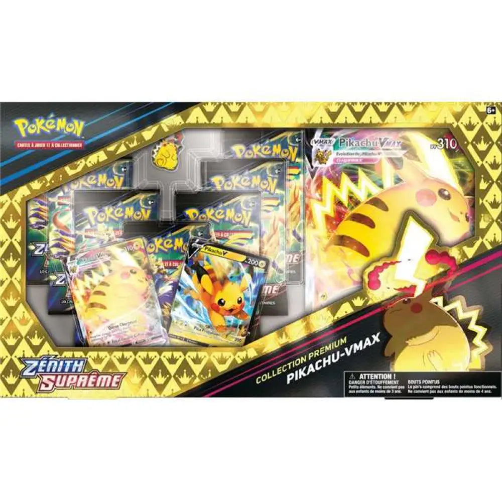 POKÉMON JCC - COFFRET PREMIUM PIKACHU VMAX - FR - Poke-Geek
