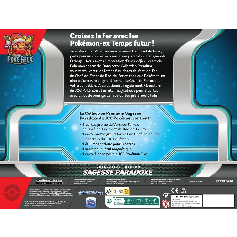 Pokémon JCC - Collection Premium Sagesse Paradoxe - FR - Poke-Geek