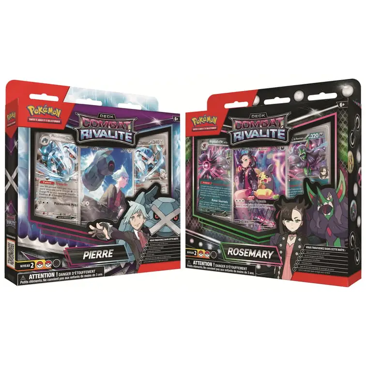 Pokémon JCC - Deck Combat Rivalité : Pierre et Rosemary (1 deck aléatoire) - FR - Poke-Geek