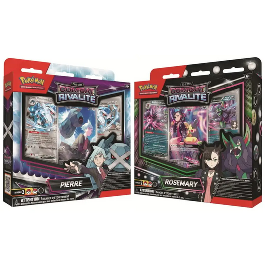 Pokémon JCC - Deck Combat Rivalité : Pierre et Rosemary (1 deck aléatoire) - FR