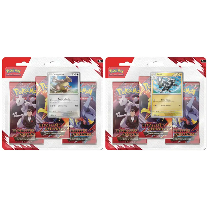 Pokémon TCG - Scarlet & Purple EV10: Destiny Rivalries - Blister Pack with 3 Boosters + Promo Card - FR
