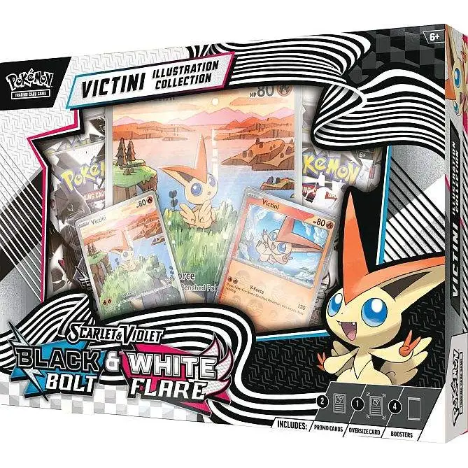 Pokémon JCC – Scarlet Violet 10.5 : Collection Illustration Victini (Black Bolt / White Flare) – Anglais - Poke-Geek