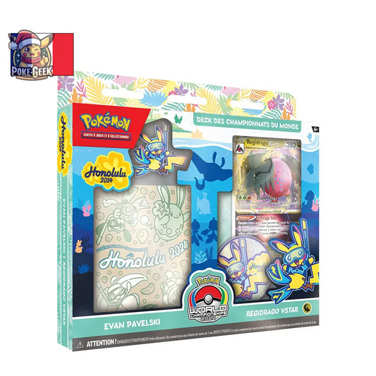 Pokémon - Lot de 4 Decks des Championnats du Monde : Honolulu 2024 (FR) - Poke-Geek