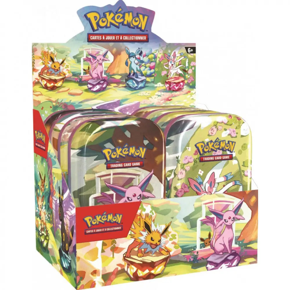 Pokémon - Mini-Tin EV8.5 Écarlate et Violet : Évolutions Prismatiques - Display de 8 Boîtes FR - Poke-Geek