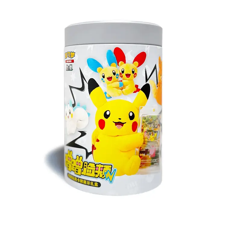 Pokémon Nuzzle Cheeks Blind Box Chinois – Peluche + Carte AR + Boosters - Poke-Geek