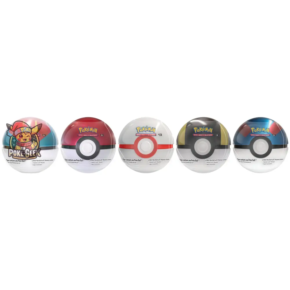 Pokémon - POKE BALL TIN 2023 X1 Modèle aléatoire - FR - Poke-Geek