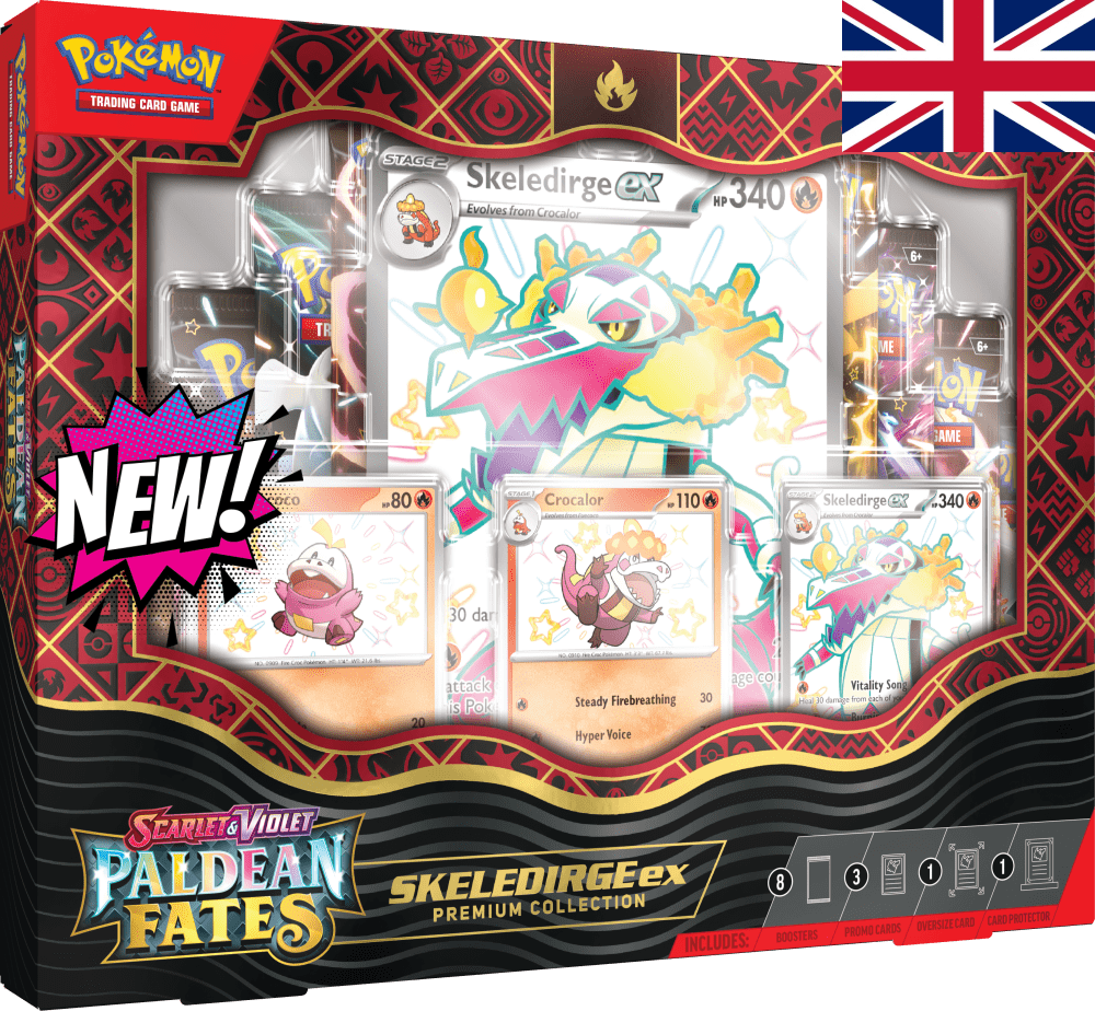 Pokemon Scarlet & Violet Paldean Fates Ex Premium Collection Box - ANGLAIS - Poke-Geek