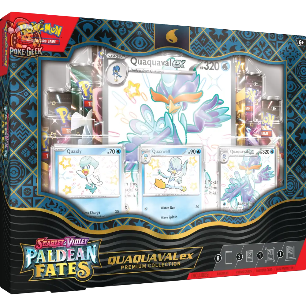 Pokemon Scarlet & Violet Paldean Fates Ex Premium Collection Box - ANGLAIS - Poke-Geek