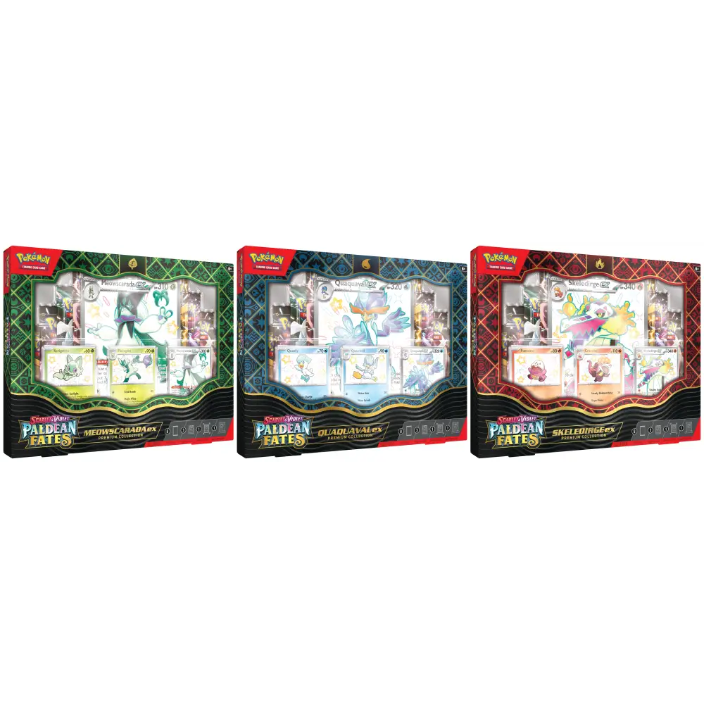 Pokemon Scarlet & Violet Paldean Fates Ex Premium Collection Box - ANGLAIS - Poke-Geek
