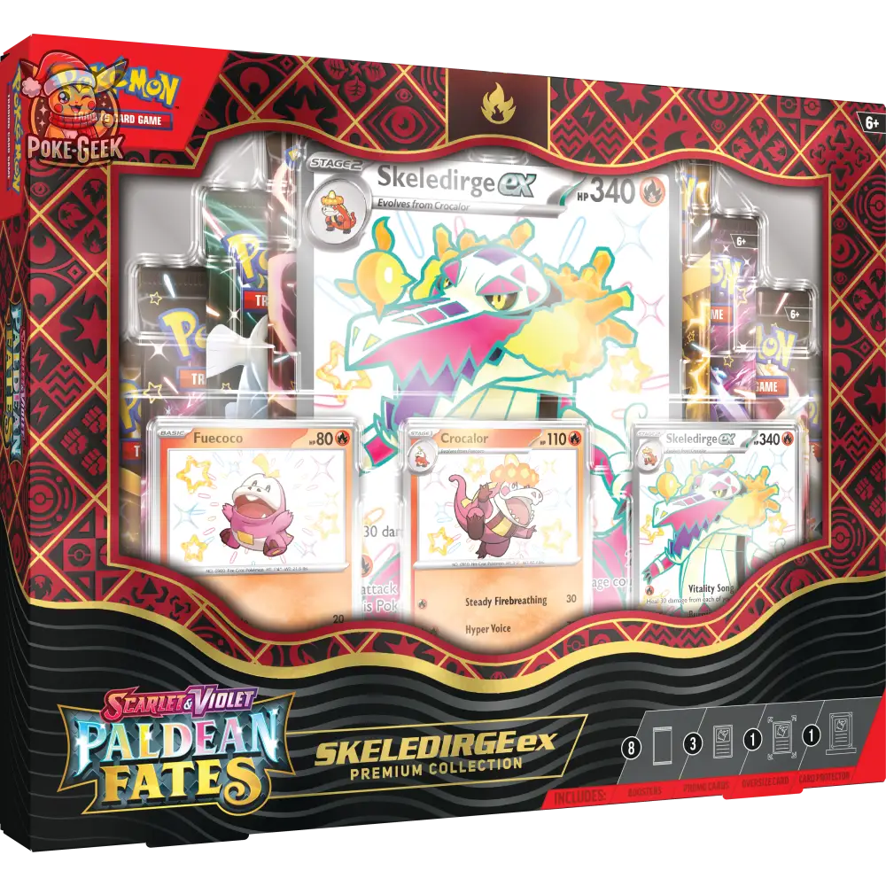 Pokemon Scarlet & Violet Paldean Fates Ex Premium Collection Box - ANGLAIS - Poke-Geek