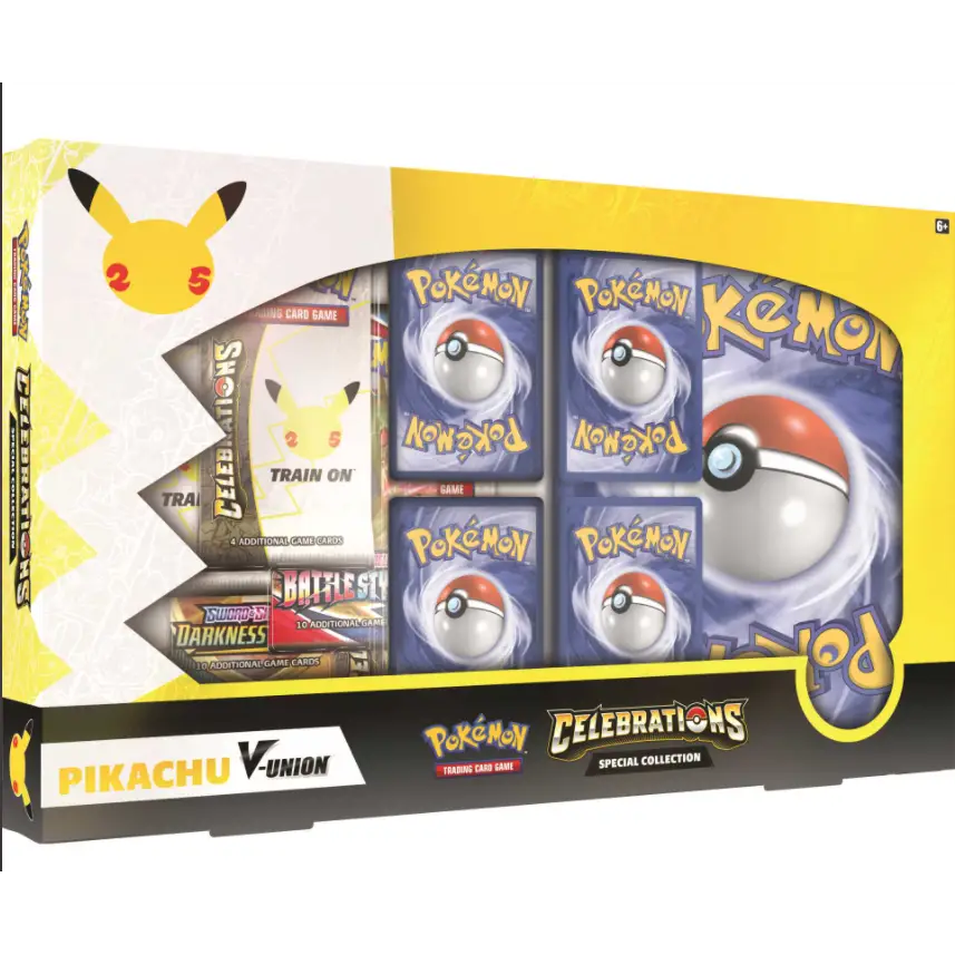 Pokémon TCG: Celebrations Special Collection - Pikachu V-UNION - Anglais - Poke-Geek