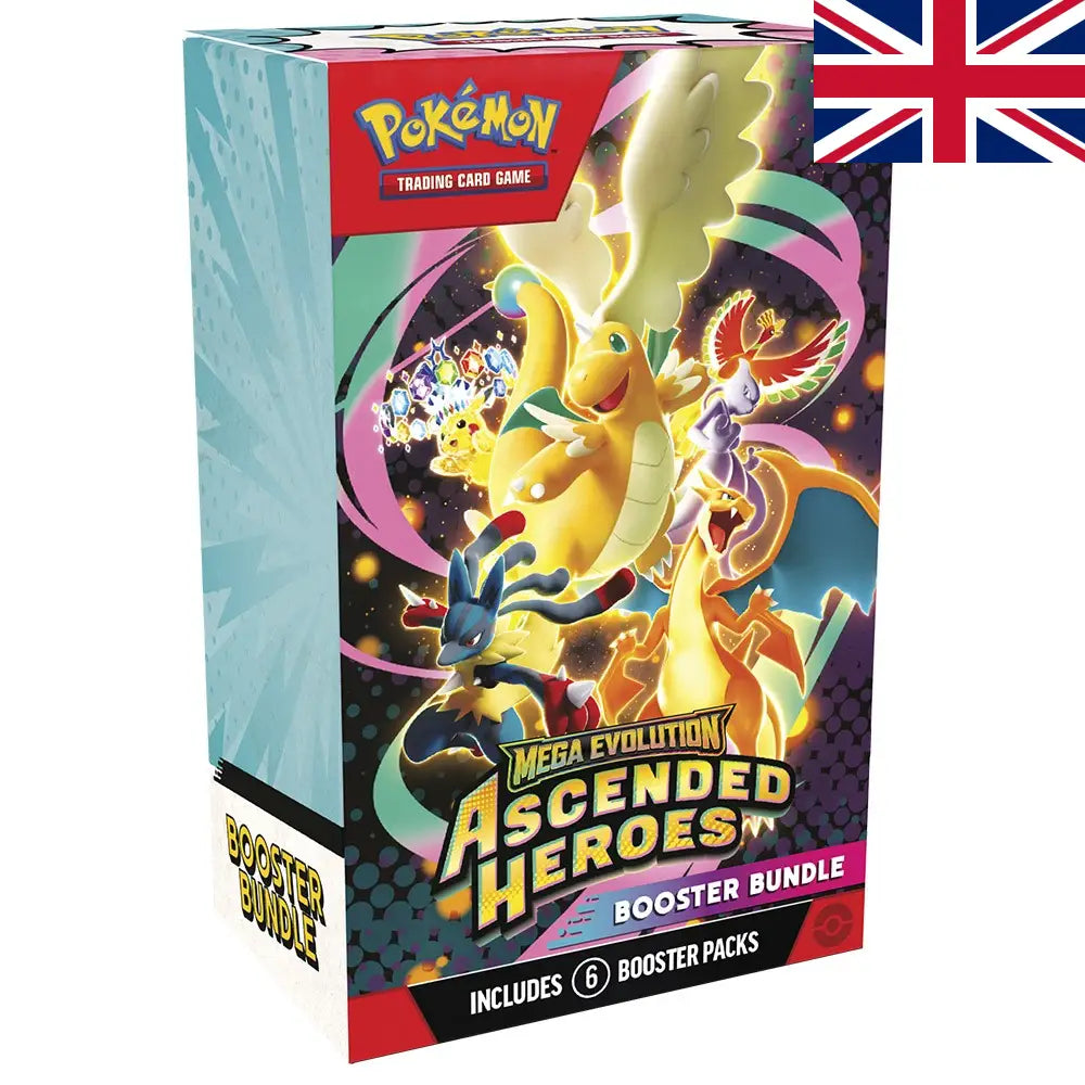 Pokémon TCG: Mega Evolution—Ascended Heroes Booster Bundle (6 Boosters) – Anglais - Poke-Geek