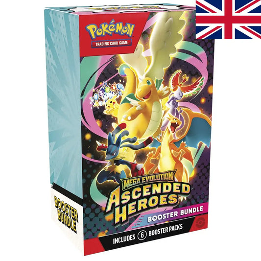 Pokémon TCG: Mega Evolution, Ascended Heroes Booster Bundle (6 Boosters) – Anglais
