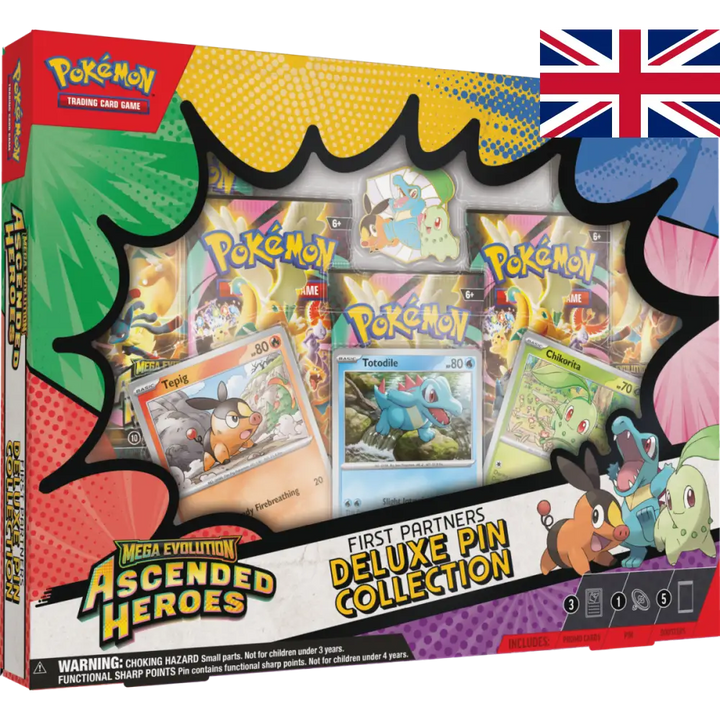 Pokémon TCG : Mega Evolution – Ascended Heroes Deluxe Pin Collection First Partners EN