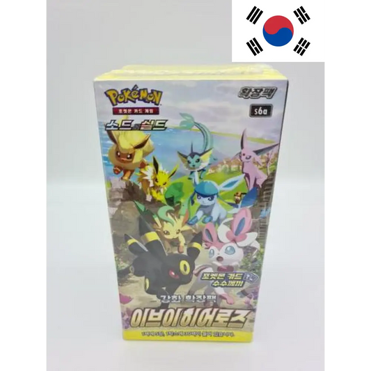 Pokémon TCG: Sword & Shield Eevee Heroes Booster Box KOREAN