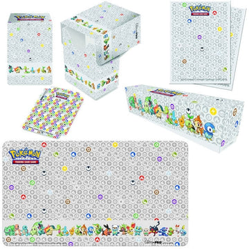 Pokémon - Ultra Pro - Pack Édition Spéciale - BUNDLE Pokemon - Tapis, Deck box et Sleeves - Poke-Geek
