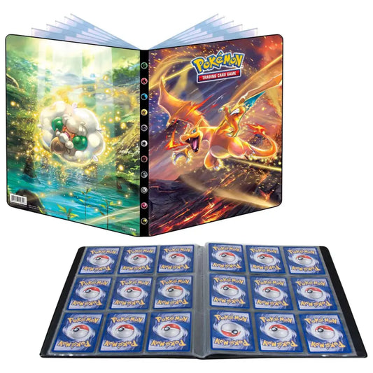 Portfolio - A4 - 9 Panels - Charizard Sparkling Stars - 10 pages of 9 panels