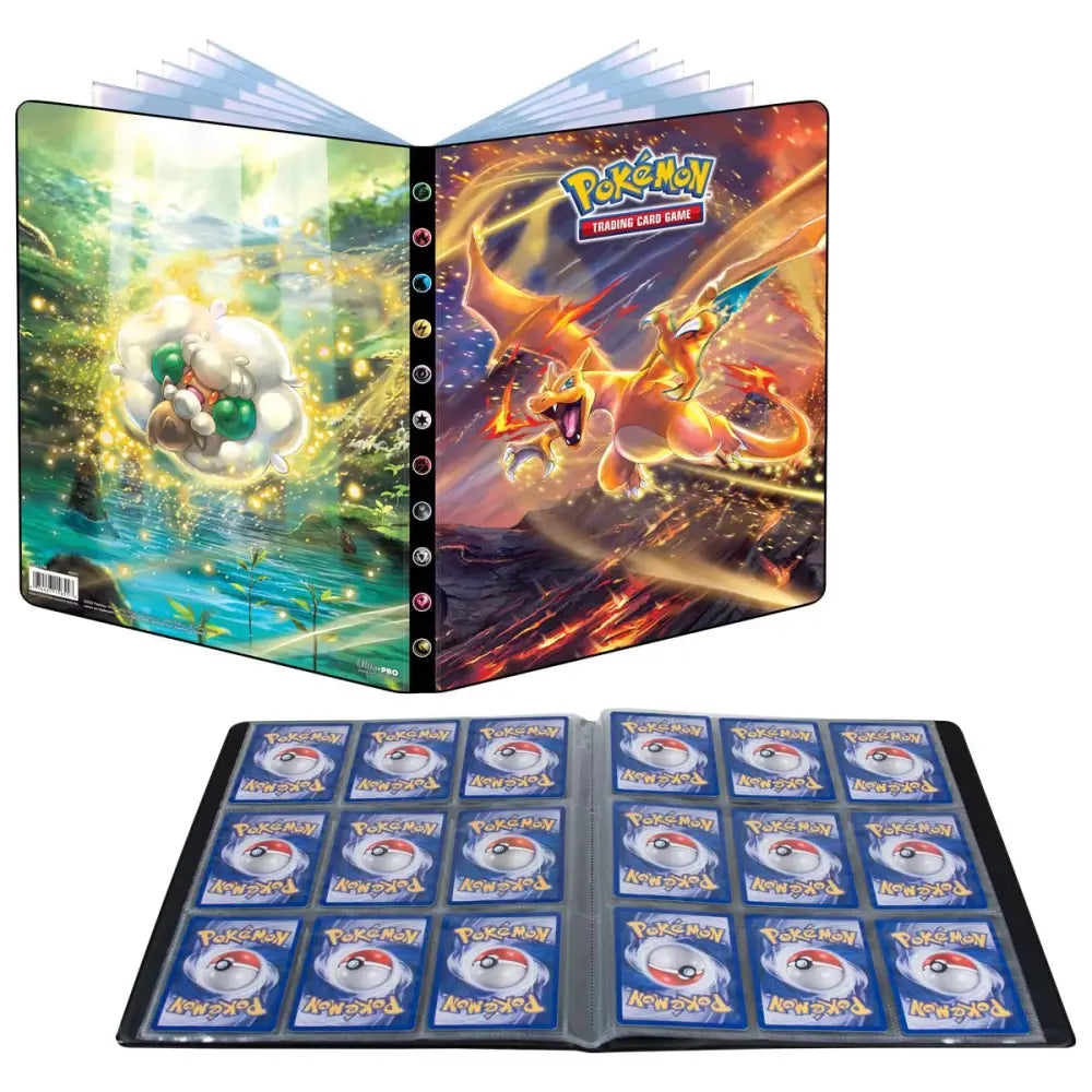 Portfolio - A4 - 9 Cases - Dracaufeu Stars Étincelantes - 10 pages de 9 cases - Poke-Geek