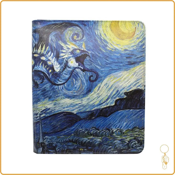 Portfolio Dragon Shield - Album Zipster Binder - 378 cases - Starry Night