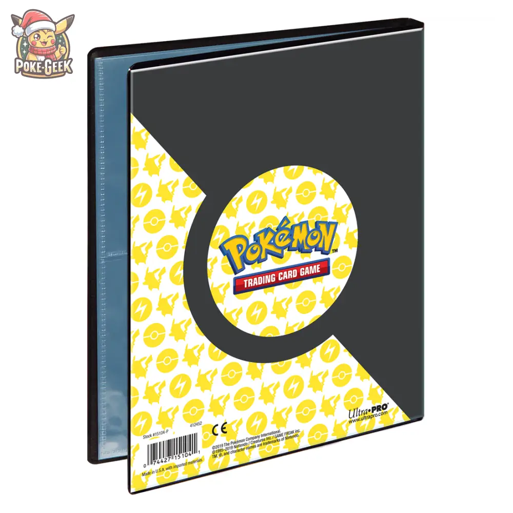 Portfolio Pokémon A5 Pikachu – Ultra Pro – 80 Cartes