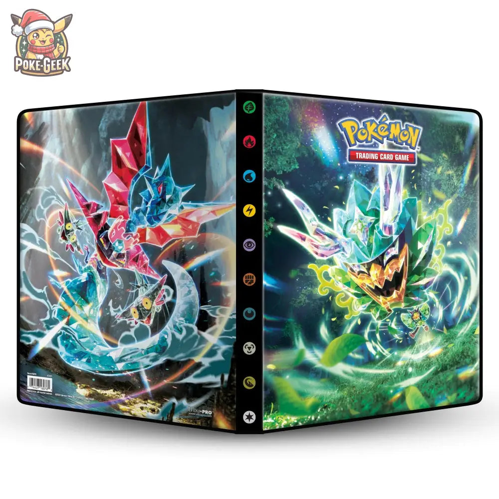 Portfolio Ultra Pro Pokémon – Mascarade Crépusculaire – Ogerpon – 9 Pochettes A4 - Poke-Geek