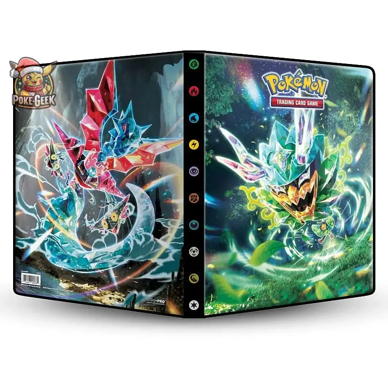 Portfolio Ultra Pro Pokémon – Mascarade Crépusculaire – Ogerpon – 9 Pochettes A4 - Poke-Geek