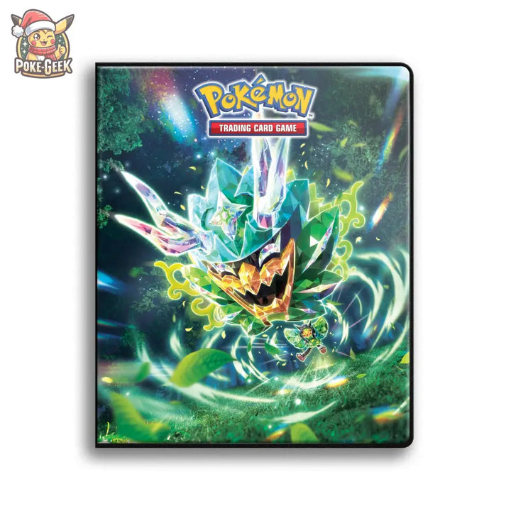 Portfolio Ultra Pro Pokémon – Mascarade Crépusculaire – Ogerpon – 9 Pochettes A4