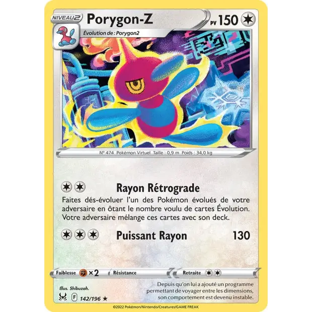 Porygon Z - EB Origine Perdue - 142/196 - Poke-Geek