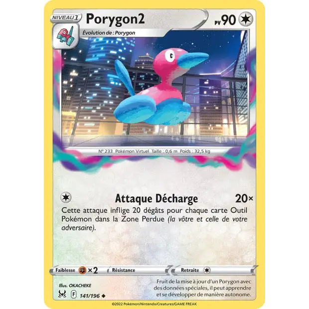Porygon2 - EB Origine Perdue - 141/196 - Poke-Geek