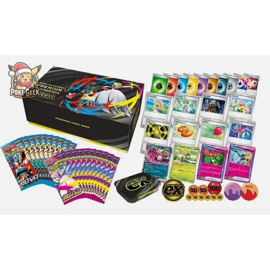 Premium Trainer Box MEGA – M1S Mega Symphonia & M1L Mega Brave – Japonais - Poke-Geek