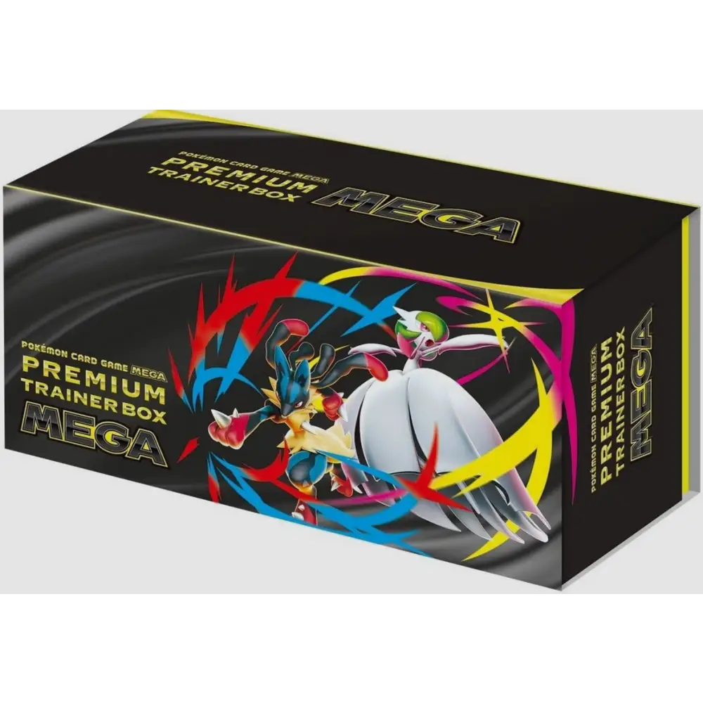 Premium Trainer Box MEGA – M1S Mega Symphonia & M1L Mega Brave – Japonais - Poke-Geek